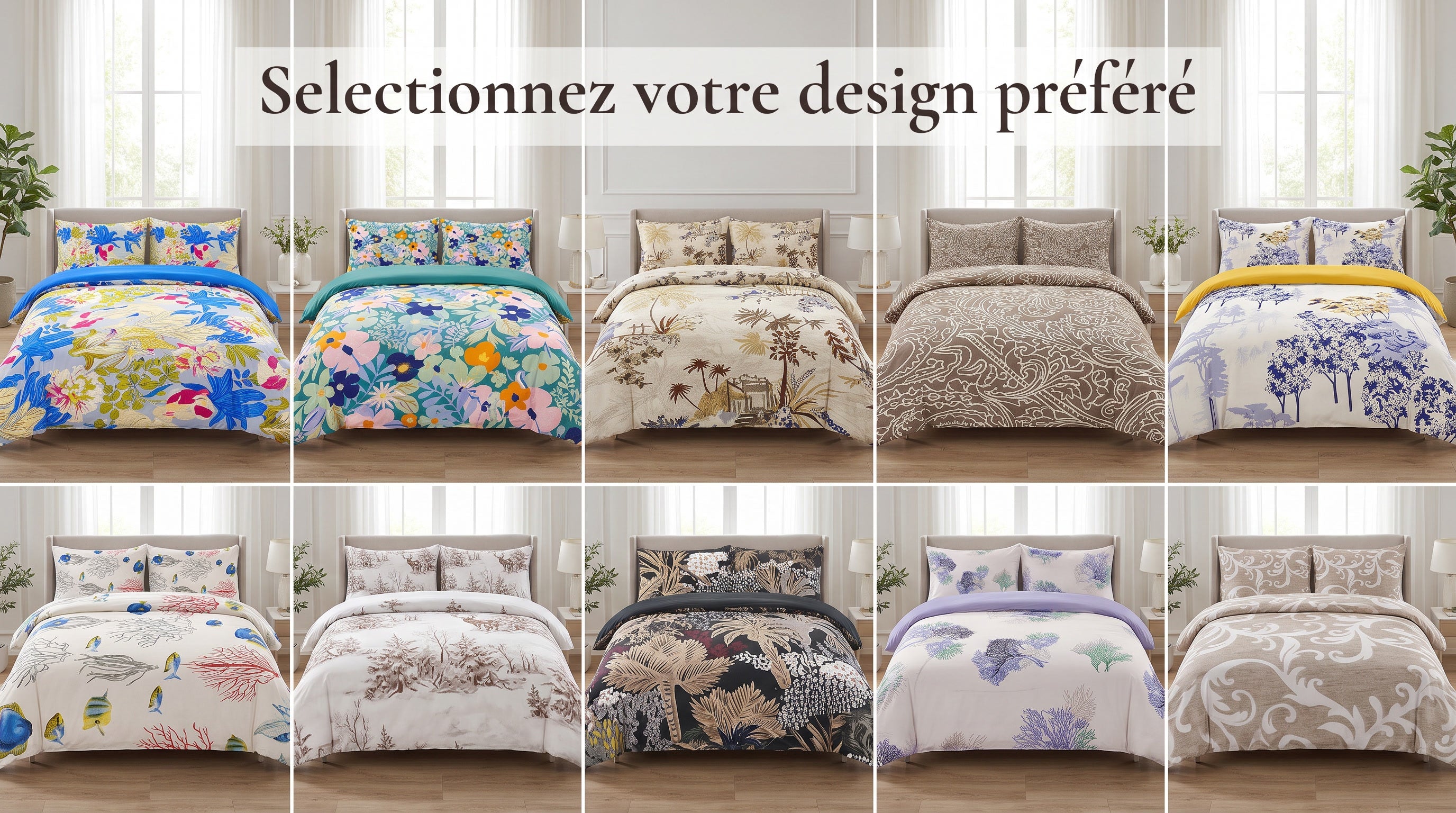 Guide des Tailles de Parure de Couette