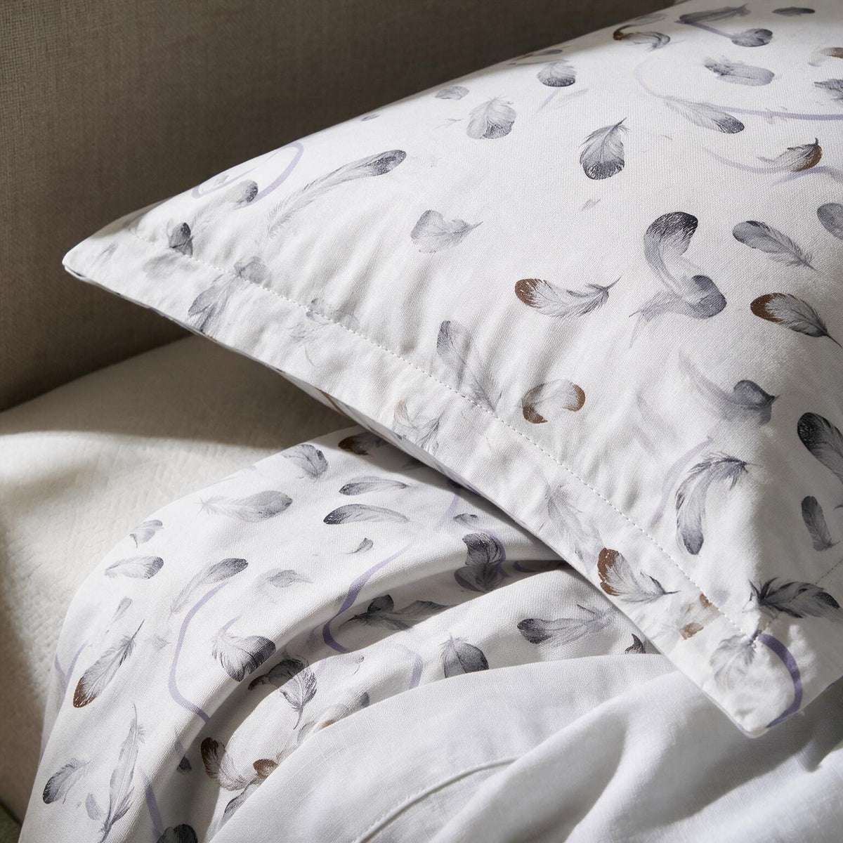 Esquisse botanique minimaliste – Parure de couette
