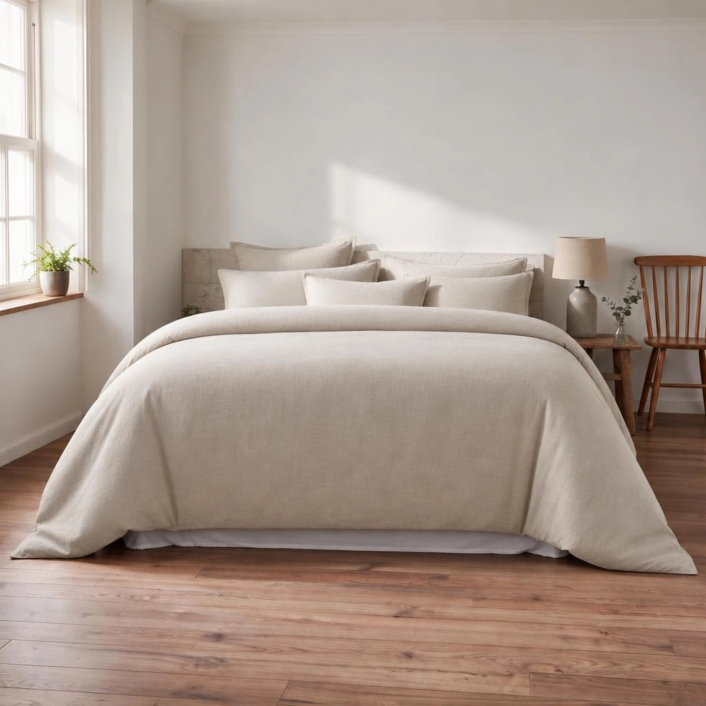 Beige – Housse de couette