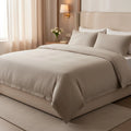 Beige – Housse de couette