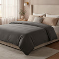 Gris foncé – Housse de couette