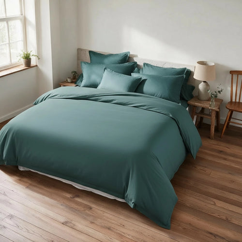 Bleu canard – Housse de couette