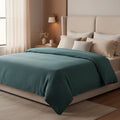 Bleu canard – Housse de couette