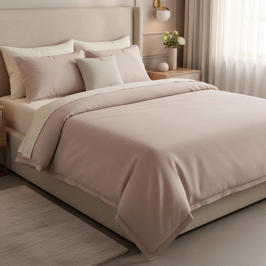 Rose poudré – Draps plats
