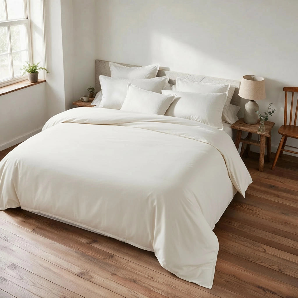 Blanc – Housse de couette