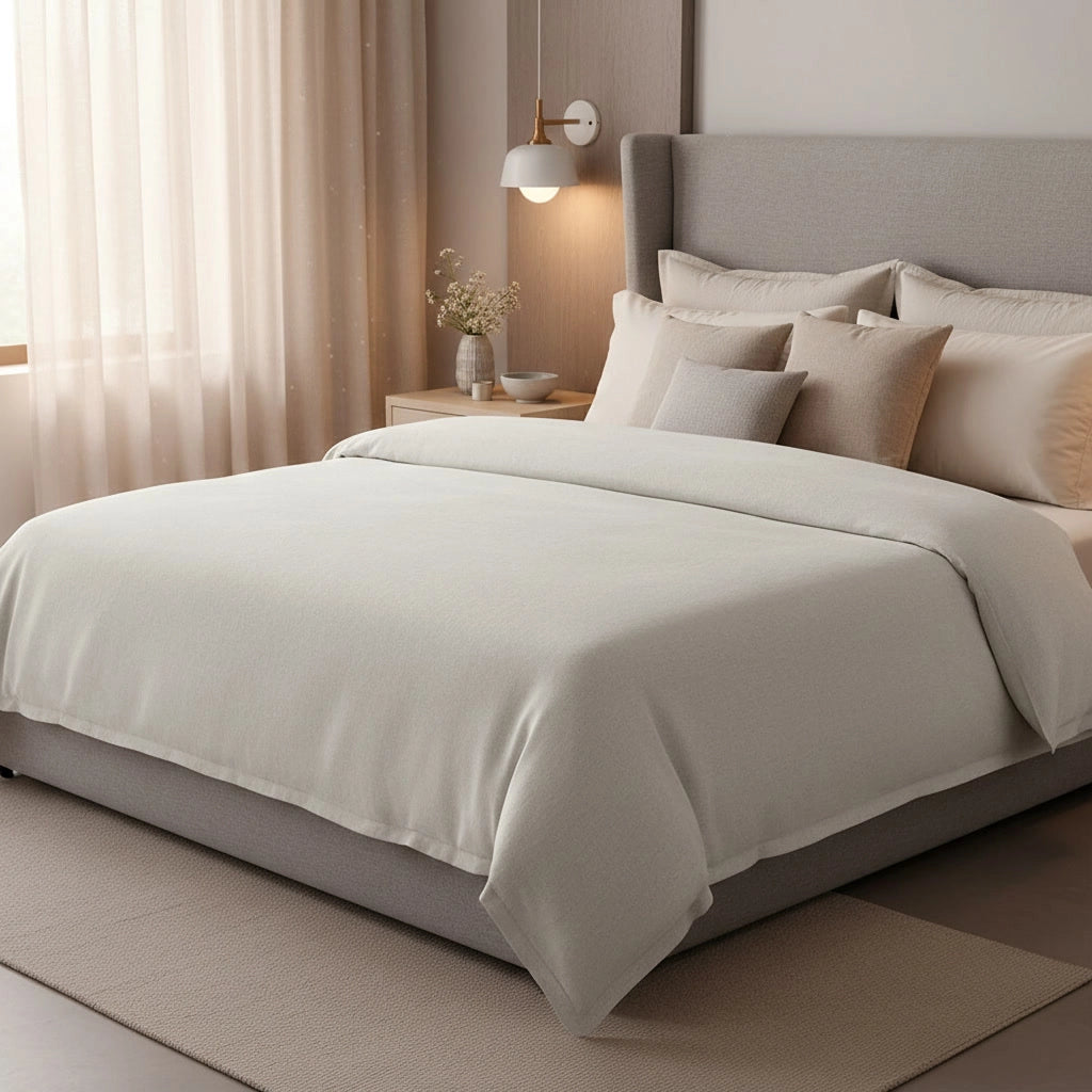 Blanc – Housse de couette