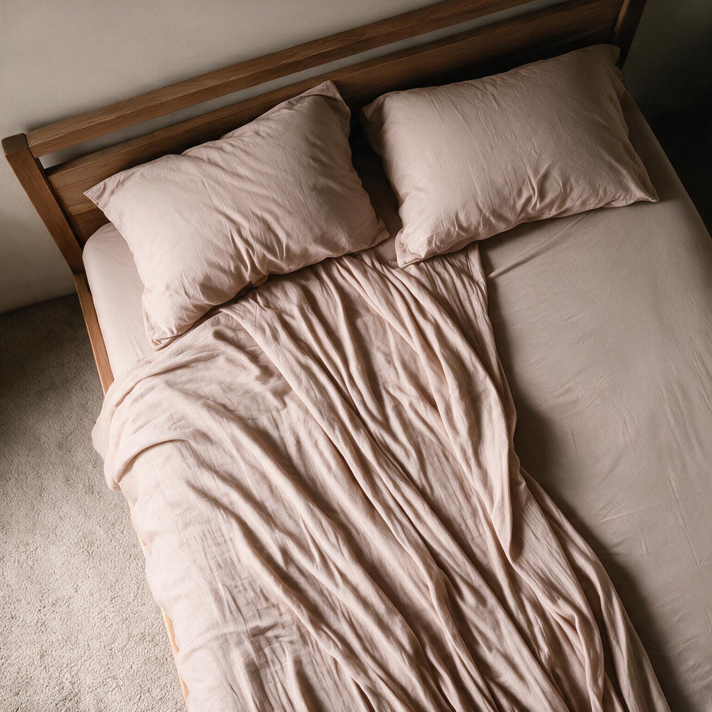 Rose poudré (Powder Pink) – Drap plat