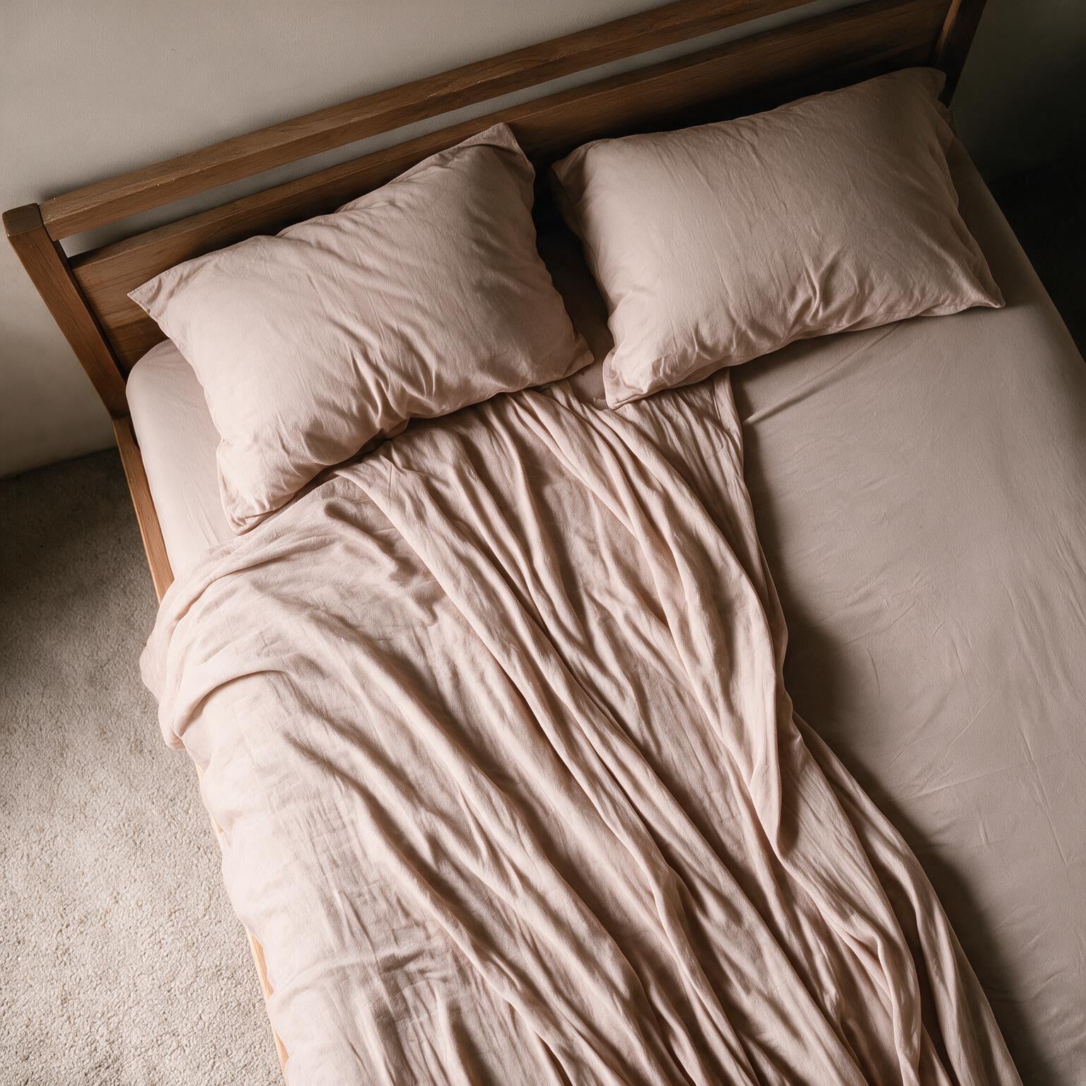 Rose poudré (Powder Pink) – Drap plat