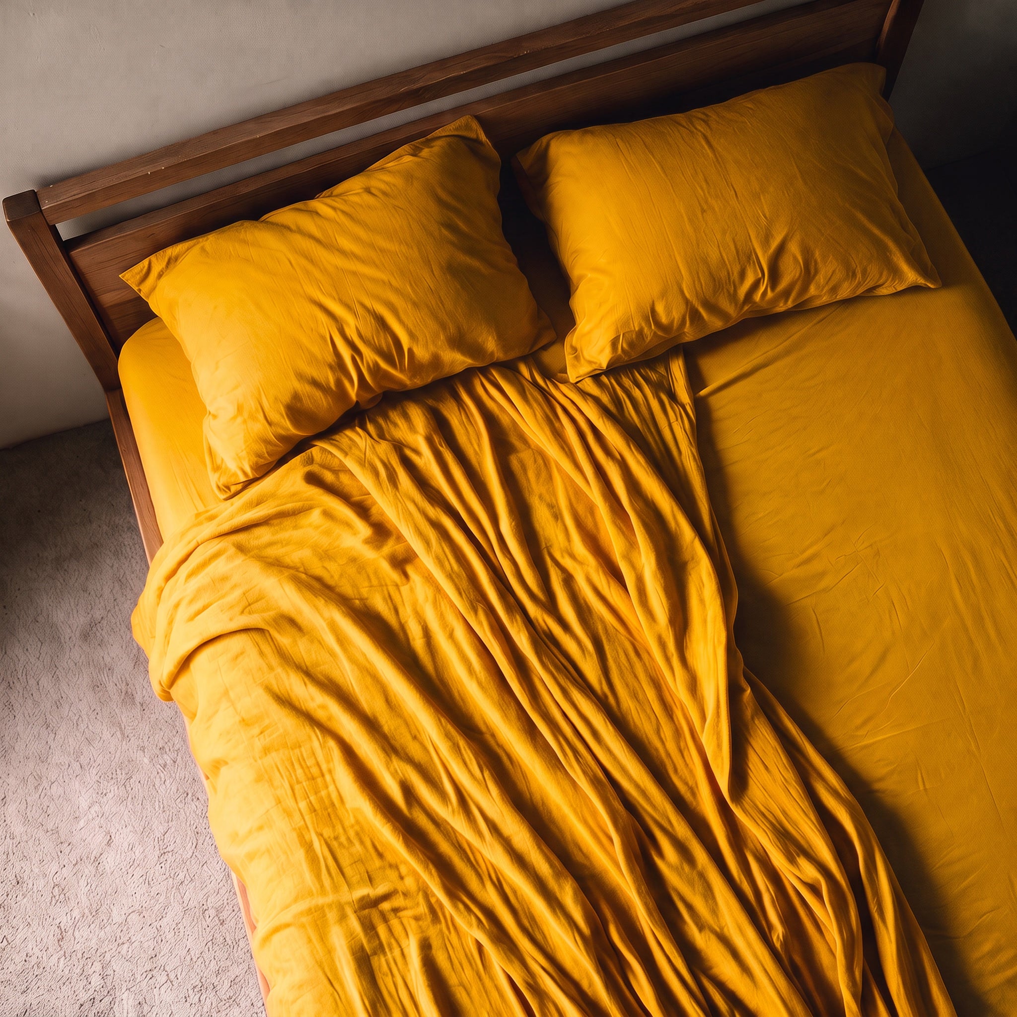 Jaune safran (Saffron Yellow) – Drap plat