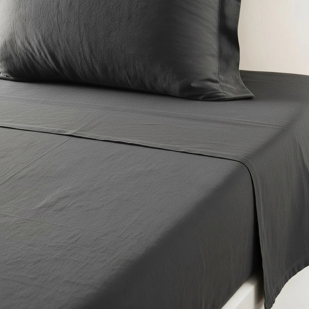 Gris foncé – Draps plats