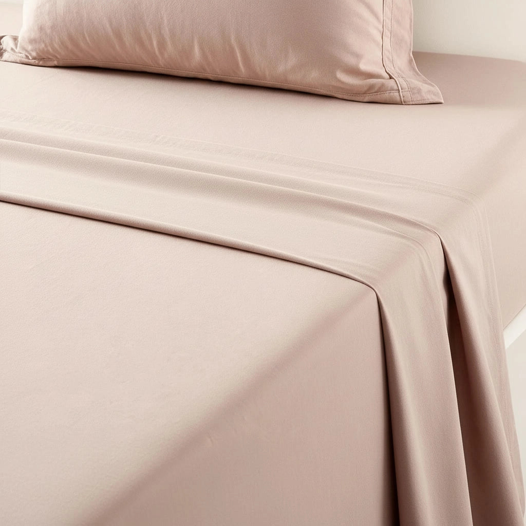 Rose poudré – Draps plats