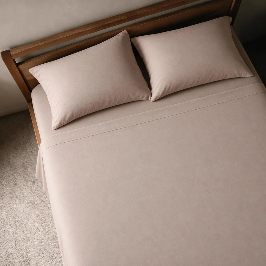 Rose poudré – Draps plats