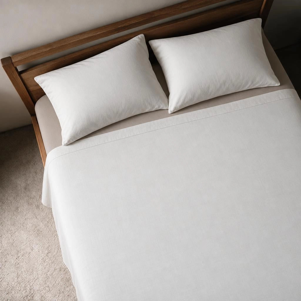 Blanc – Draps plats