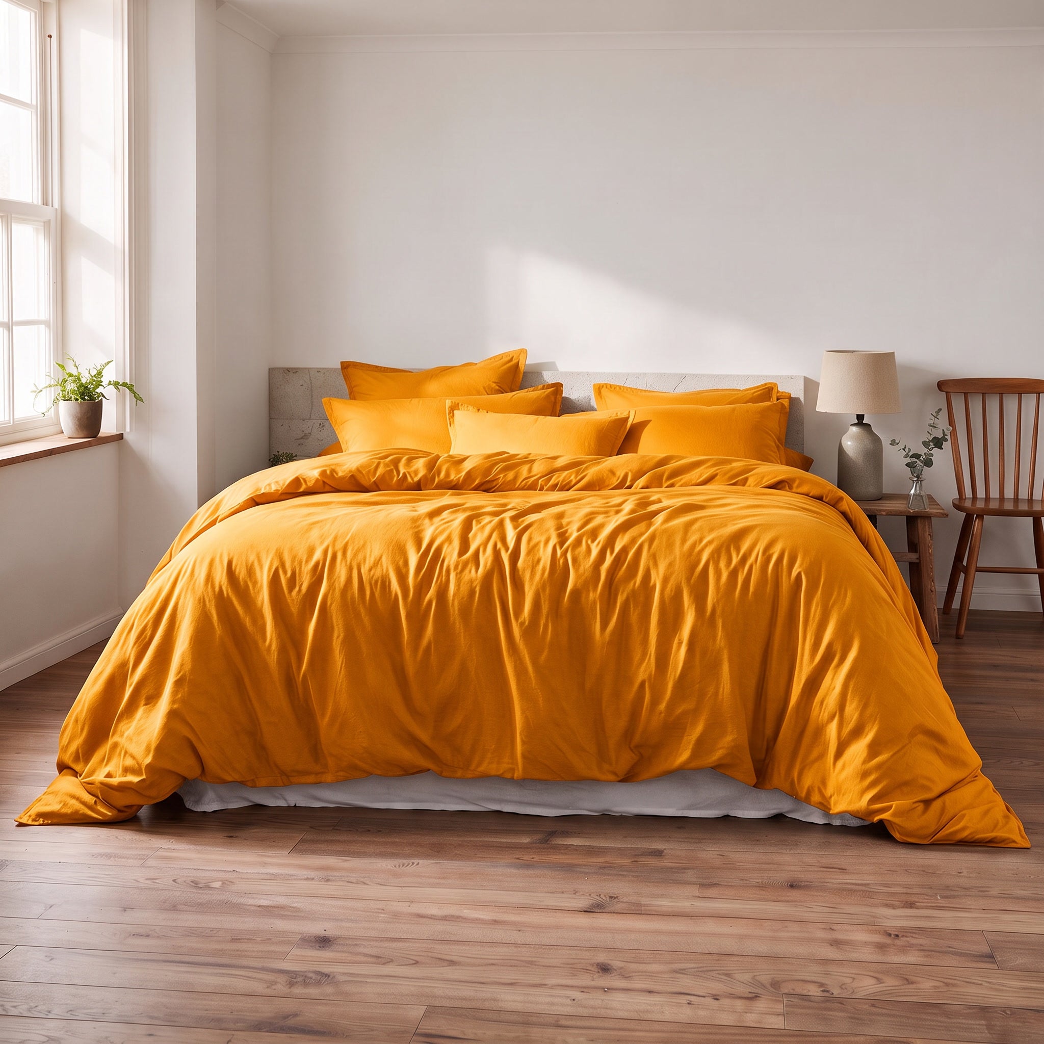 Jaune safran (Saffron Yellow) – Housse de couette