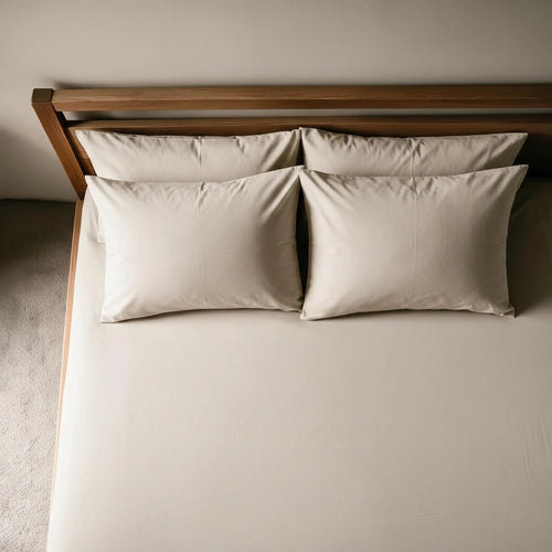 Beige – Taies d'oreiller