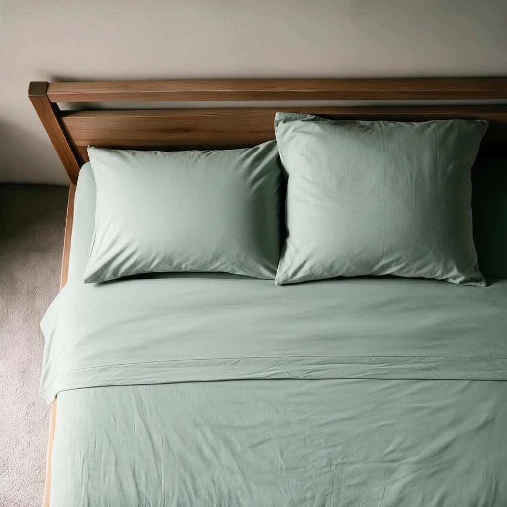 Vert eucalyptus – Taies d'oreiller