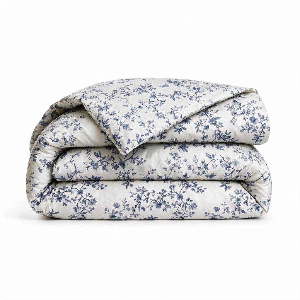 Toile florale bleue (Blue Toile Floral) – Parure de draps