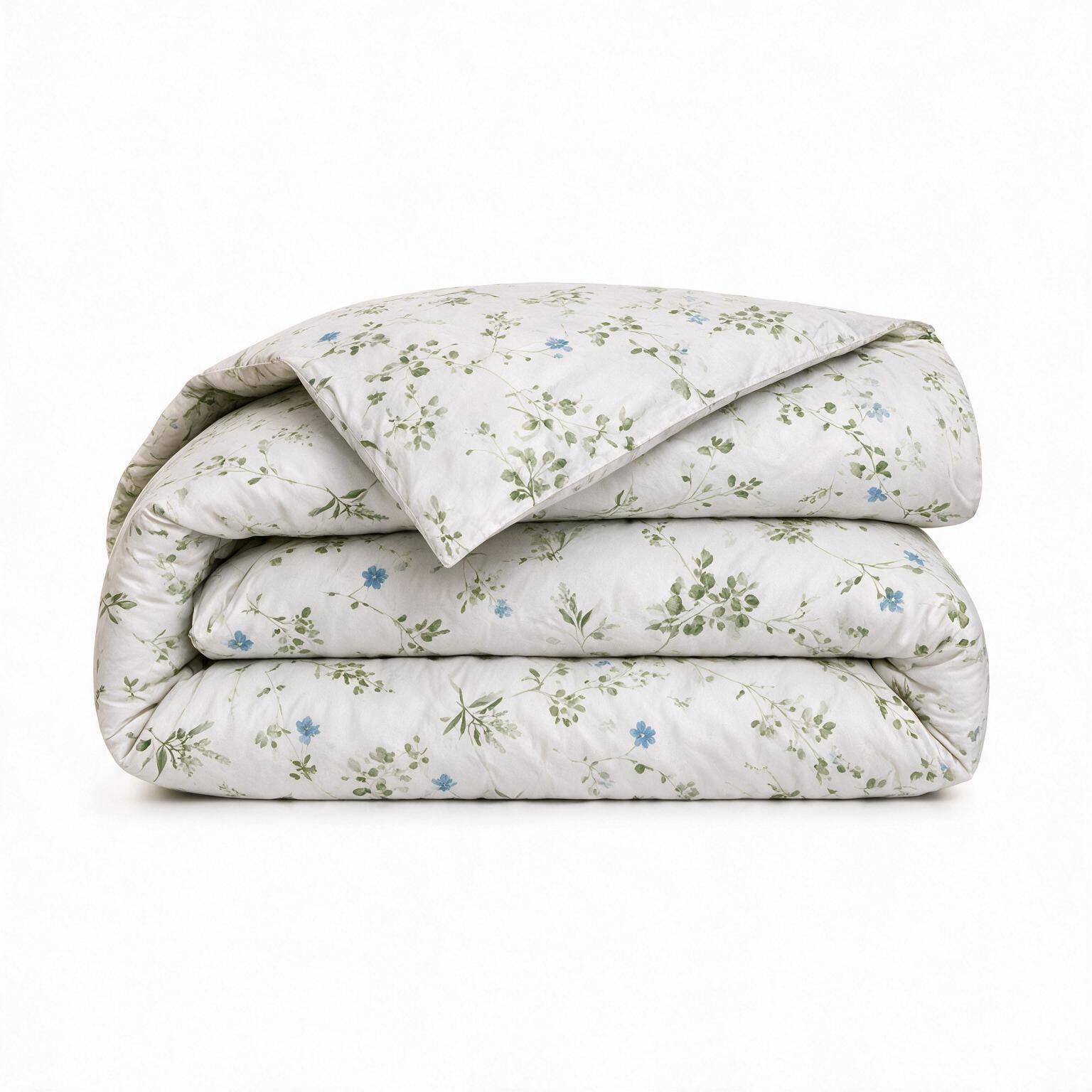 Brins de fleurs sauvages olive (Olive Wildflower Sprigs) – Parure de draps