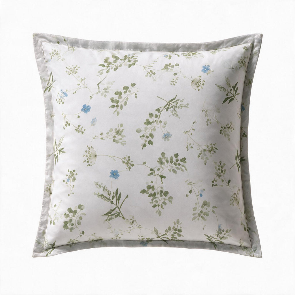 Brins de fleurs sauvages olive (Olive Wildflower Sprigs) – Parure de draps