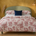 Toile vintage rouge (Vintage Red Toile) – Parure de draps