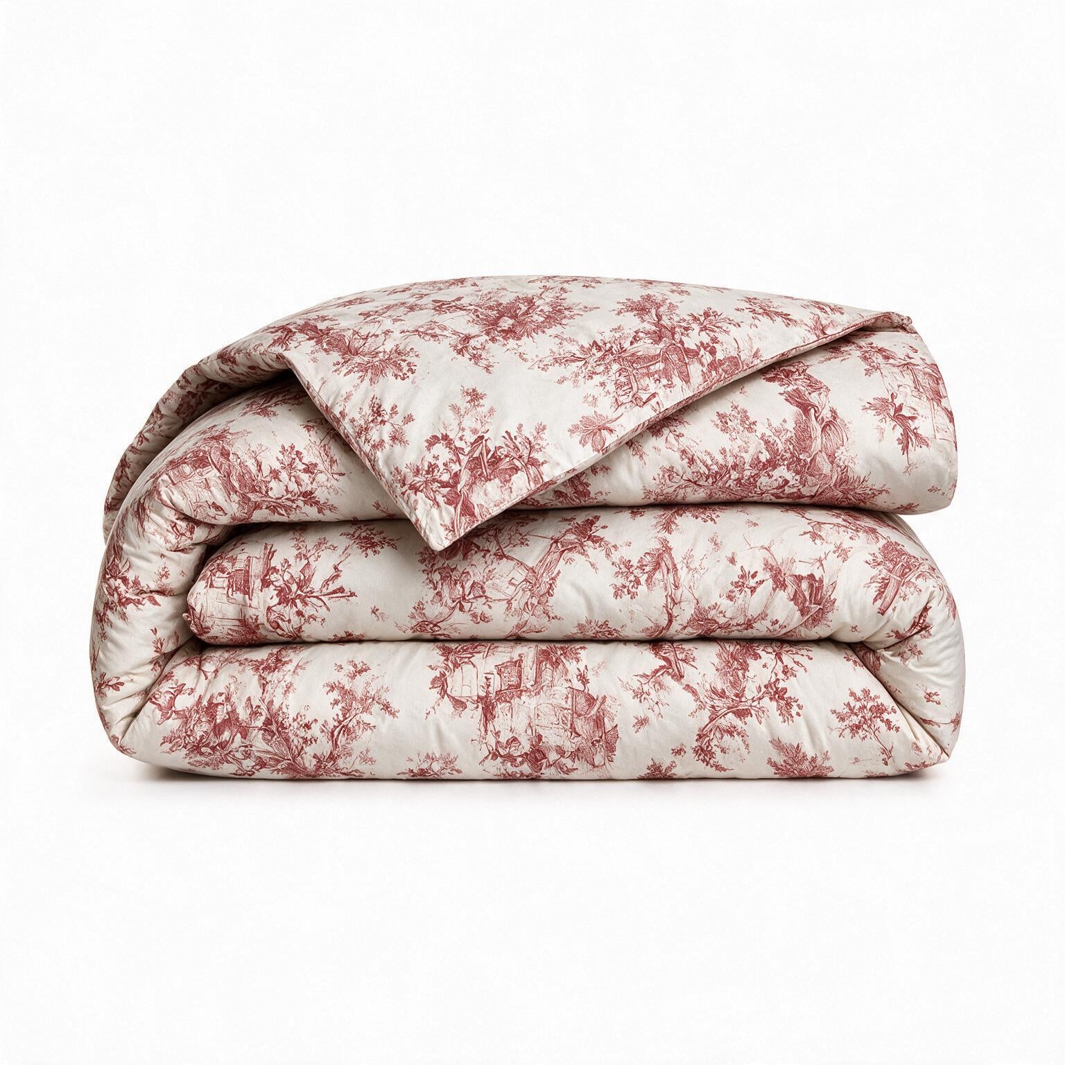 Toile vintage rouge (Vintage Red Toile) – Parure de draps