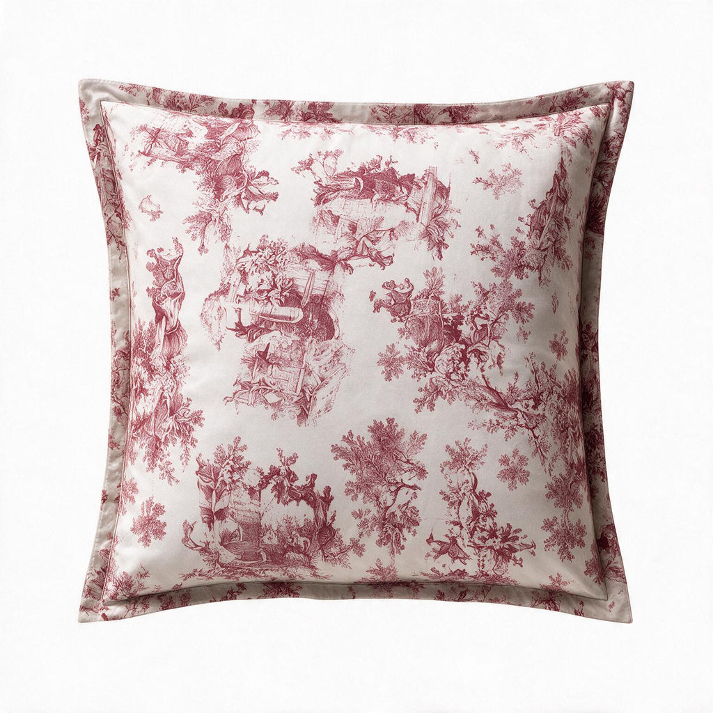 Toile vintage rouge (Vintage Red Toile) – Parure de draps