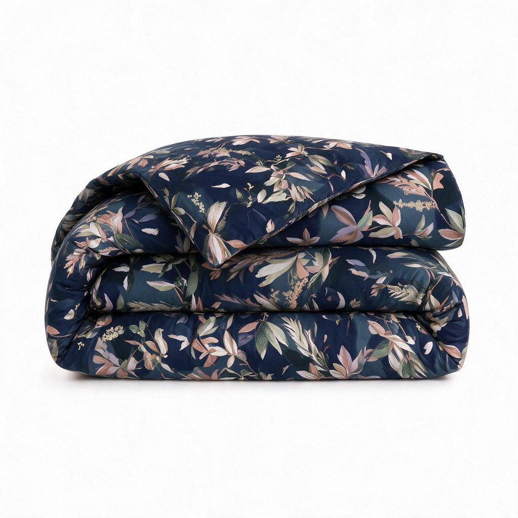 Floral tropical de minuit (Midnight Tropical Floral) – Parure de draps
