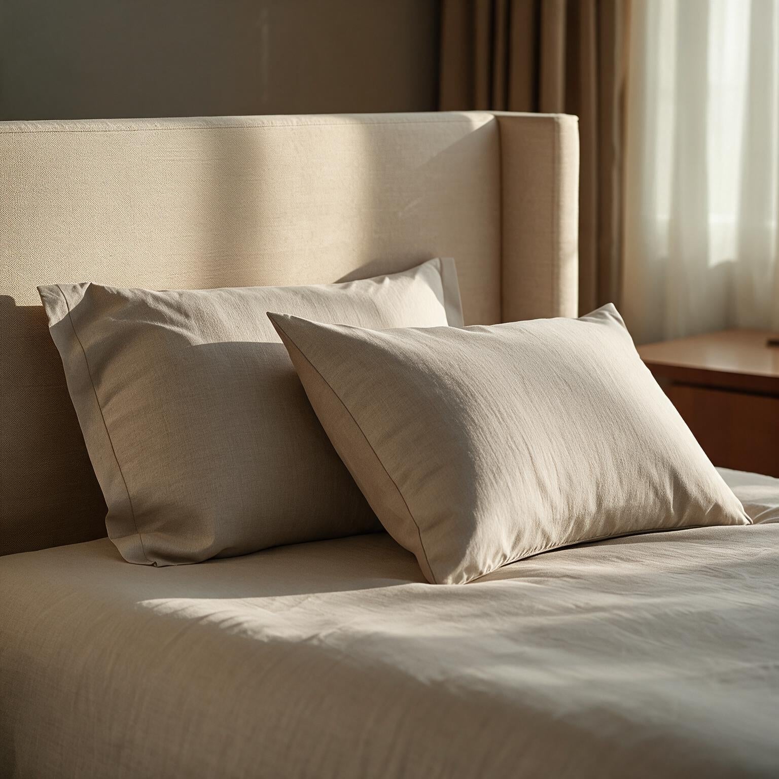 Beige (Beige) – Taie d'oreiller