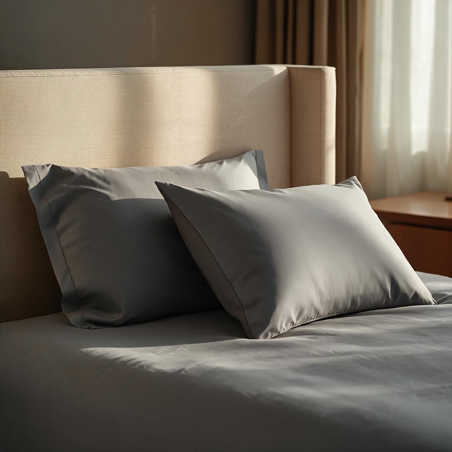 Gris foncé (Dark Grey) – Taie d'oreiller