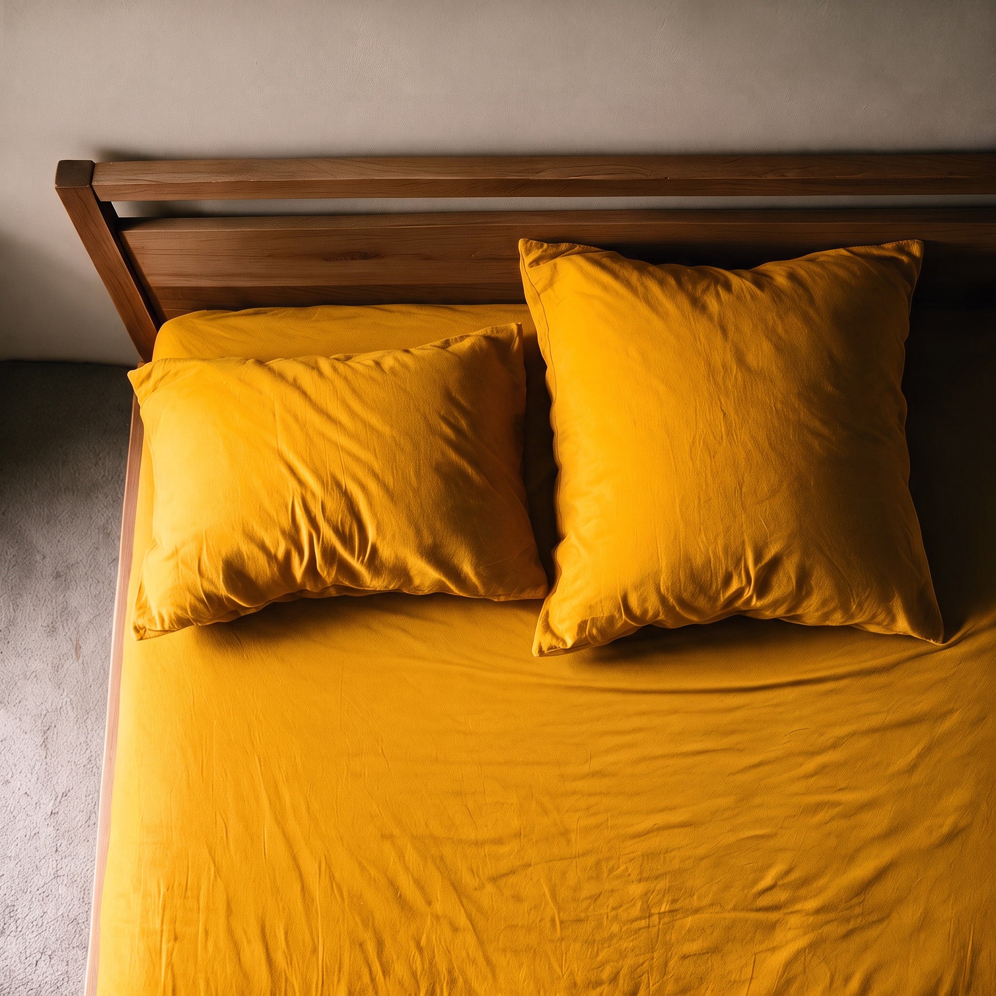 Jaune safran (Saffron Yellow) – Taie d'oreiller