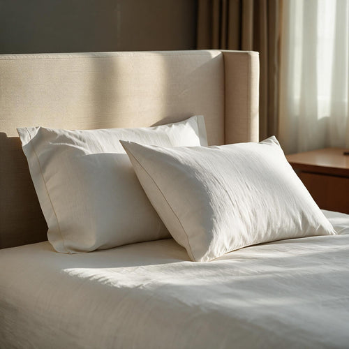 Blanc (White) – Taie d'oreiller
